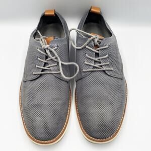 Bruno Marc Gray Casual Dress Oxfords Derby Mesh Detail Sneakers Men's Size 9